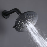 Wall-Mounted Rainfall Shower System with Tub Spout