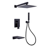 3-Function Shower System Black