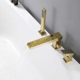 Deck Mount Bathtub Faucet with Handheld Shower and cUPC Certification Valve RB0929