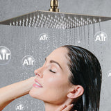 High Pressure Square Stainless Steel Shower Head