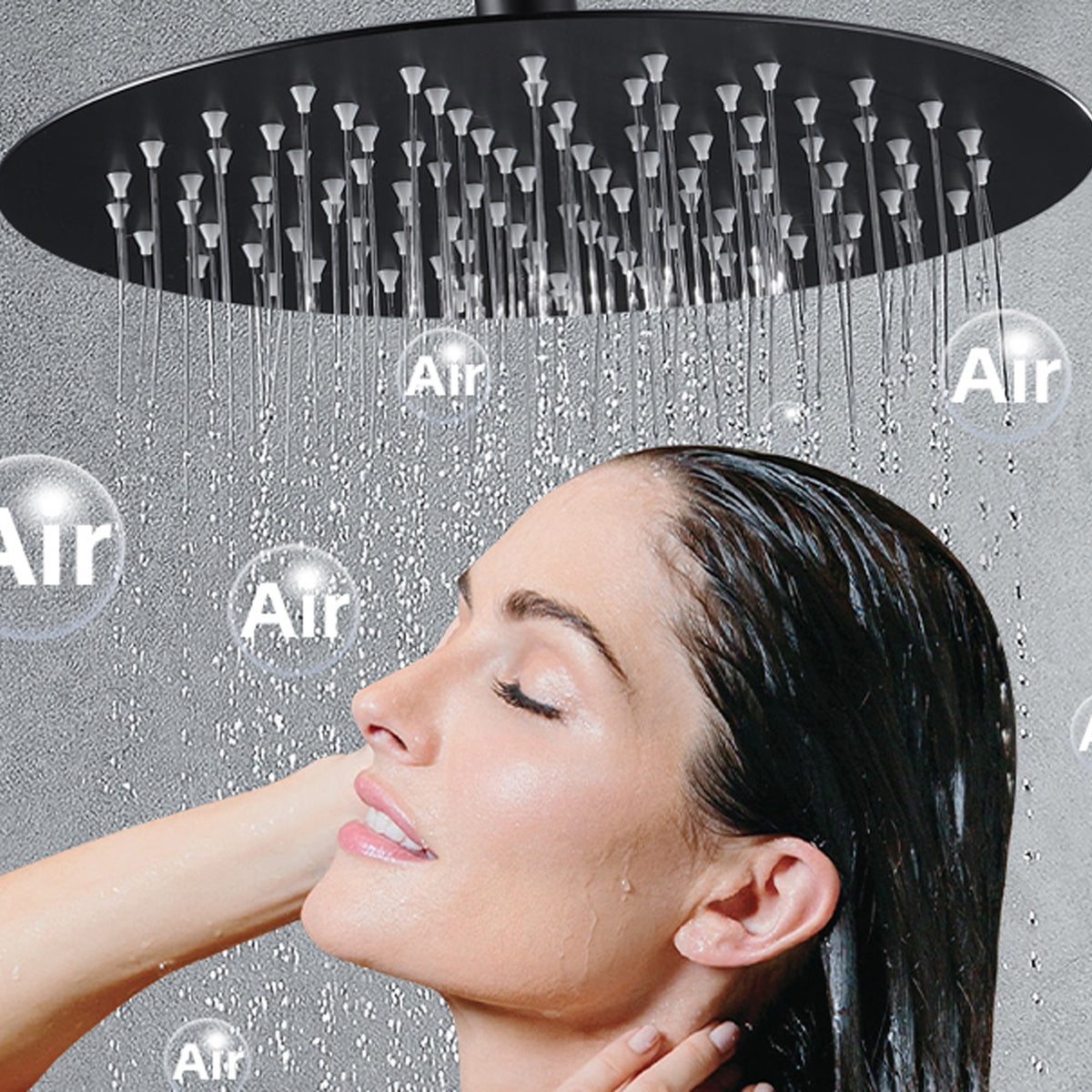 High-Pressure Round Stainless Steel Rain Shower Head