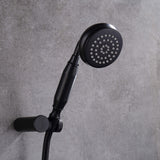 Industrial Pipe Wall Mounted Bathtub Filler Faucet with Hand Shower Solid Brass RB0991