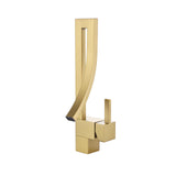 Creative Design One Hole Bathroom Sink Faucet Brushed Gold RB0995