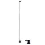 Hang Ceiling Mount Black Bathroom Faucet with 