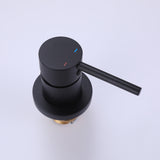 Hang Ceiling Mount Black Bathroom Faucet with "O" Shaped Spout