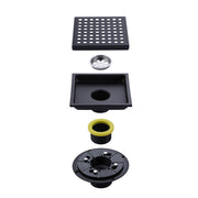 6-Inch Square Shower Floor Drain with Flange