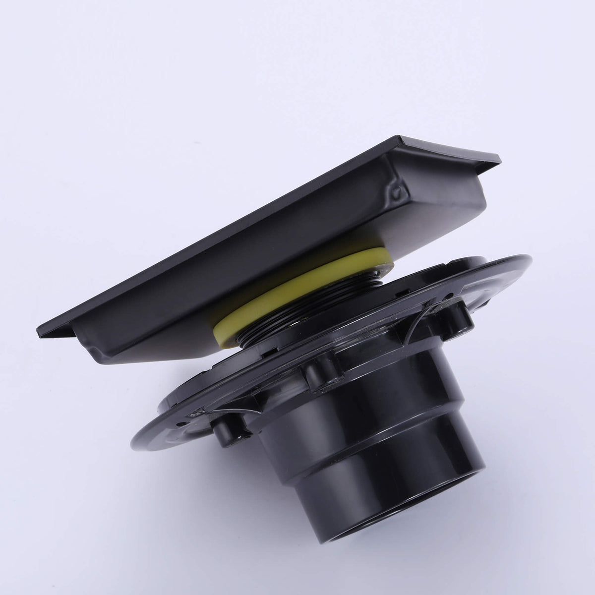 6-Inch Square Shower Floor Drain with Flange