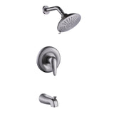 Wall Mounted Shower Fixtures with Rough-In Valve and Tub Spout RB1011