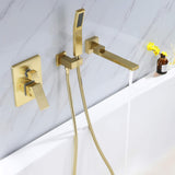 Wall Mounted Bathtub Faucet with Hand Shower RB1015
