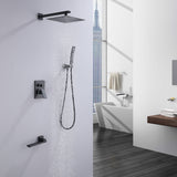 Wall Mount Shower System with Tub Spout and Hand Shower RB1018