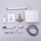 Wall Mount Bathroom Chrome Rain Shower Head System RB1029