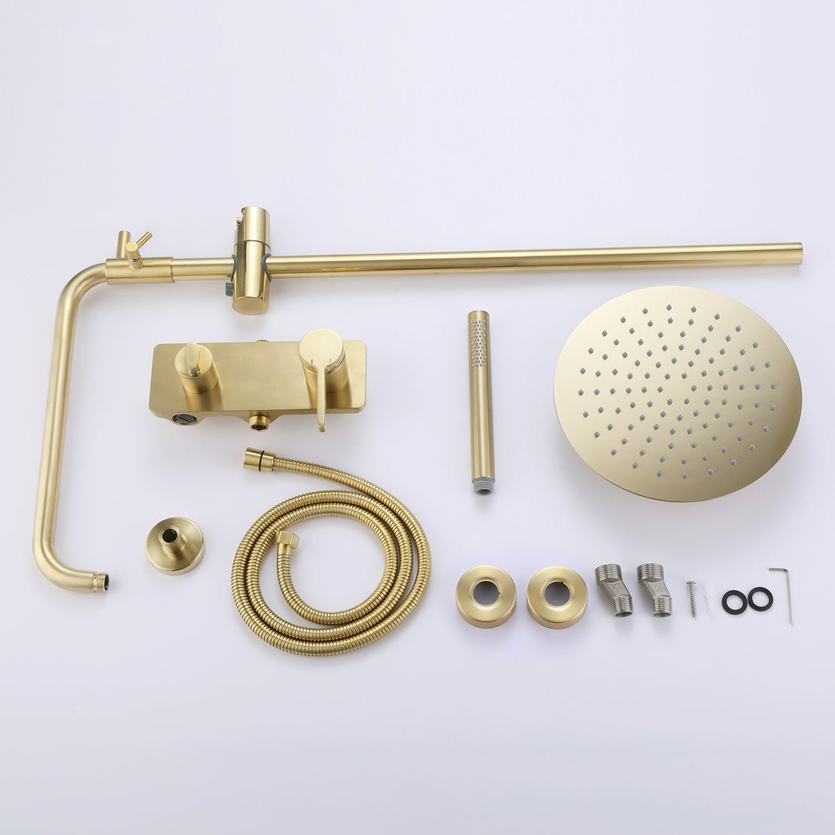 3-Function Exposed Tub Shower System with 3-Mode Hand Shower