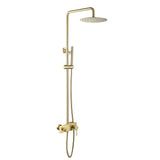 Wall Mount 3-Function Complete Shower System with Rough-In Valve RB1039