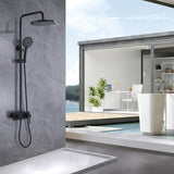 Exposed 3-Function Shower System with Handheld