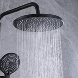 Matte Black Shower Fixtures Brass 3-Function Exposed Shower System RB1040