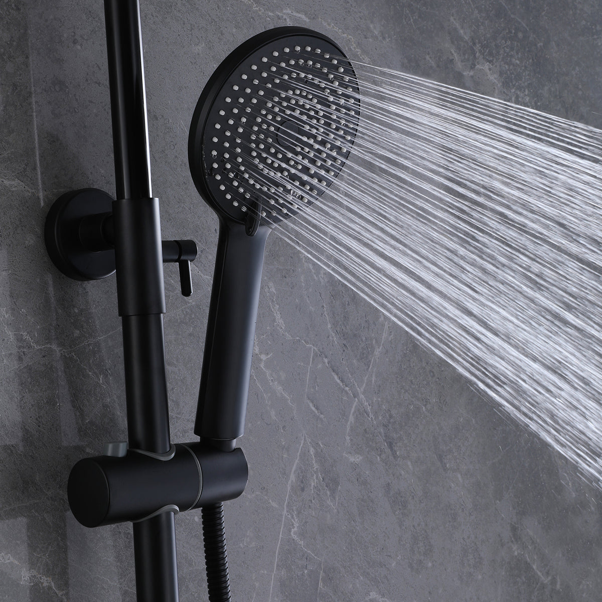 3-Function Exposed Tub Shower System with 3-Mode Hand Shower