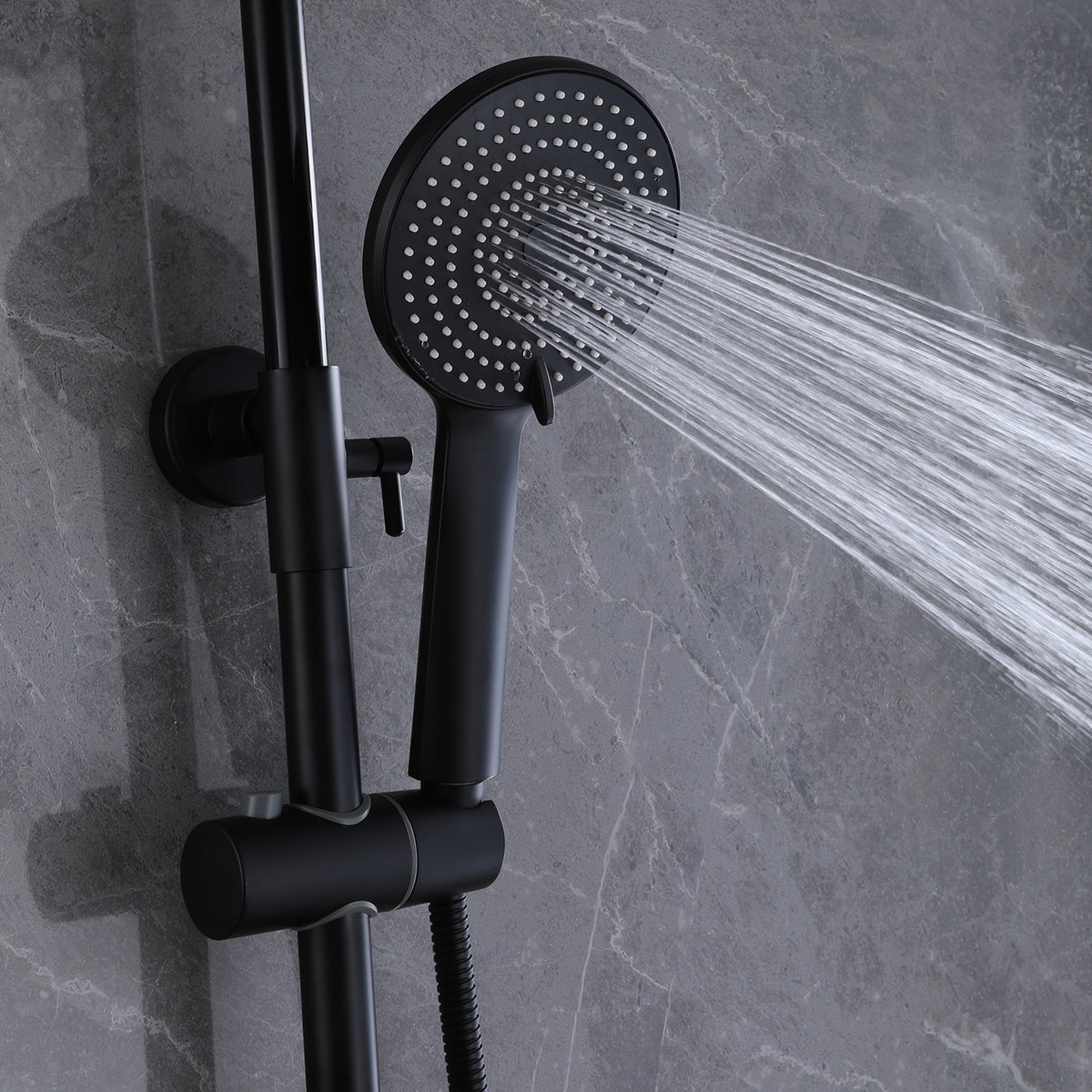3-Function Exposed Tub Shower System with 3-Mode Hand Shower