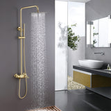 wall mounted shower system shower head opening