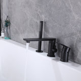 Bathtub Faucet with Handheld Shower Rotatable Spout RB1054