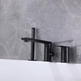 Bathtub Faucet with Handheld Shower Rotatable Spout RB1054