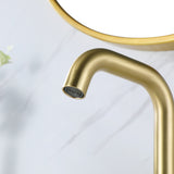 Widespread Basin Tap with Rotating Gooseneck Spout