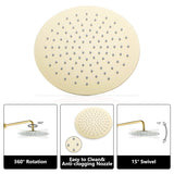 Tub Shower Faucet Set Complete Rain Shower System with Tub Spout RB1084