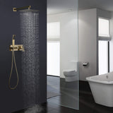 using modern shower system 