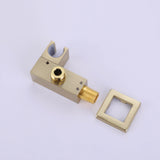 Brushed Gold Waterfall Spout Bathtub Faucet with Hand Shower RB1087