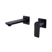 Wall-Mounted Mixer Tap with Flat Lever Handle