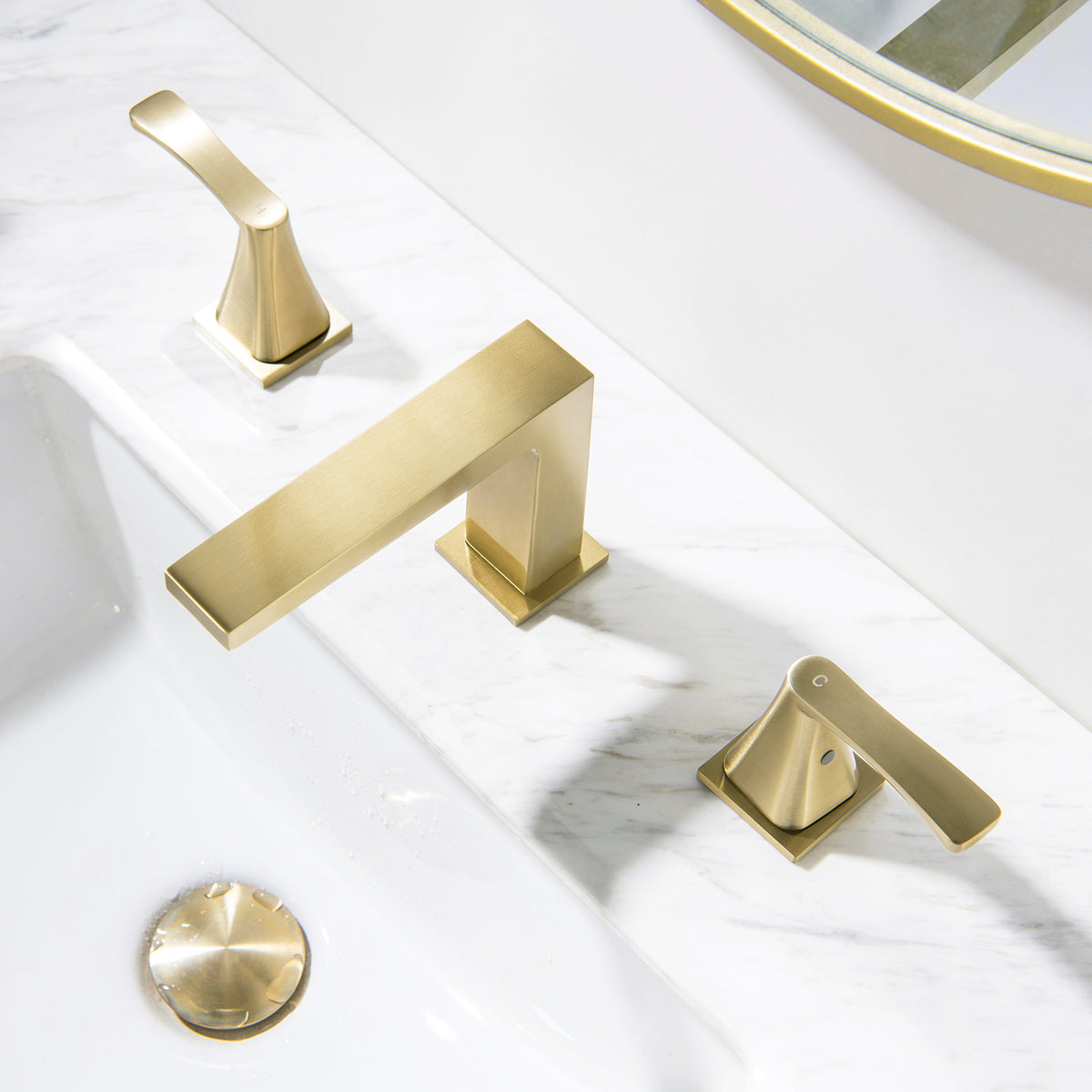 Widespread Deck-Mounted Vanity Faucet