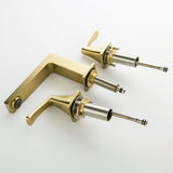 Two Handle Basin Widespread Bathroom Vanity Sink Faucet Deck Mounted RB1098