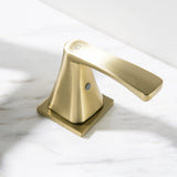 Two Handle Basin Widespread Bathroom Vanity Sink Faucet Deck Mounted RB1098