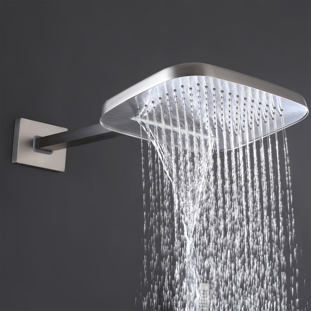 Wall Mounted 3-Function Thermostatic Shower System with Rough-In Valve  RB1105
