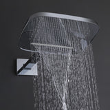 Wall Mount 3-Function Thermostatic Shower System with Rough-In Valve RB1105