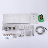 Brushed Nickel Thermostatic Shower System with 3 Body Jets Spray