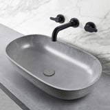 Wall Mount Bathroom Sink Faucet Rough-in Valve Included Matte Black RB1126