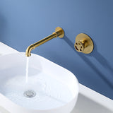 Wall Mount Single Handle Sink Faucet with 360° Swivel Spout RB1134