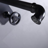 2 Handle Wall Mount Bathroom Faucet with Embedded Box RB1135
