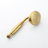 Wall Mount Industrial Style Shower System 2-function Brushed Gold RB1148