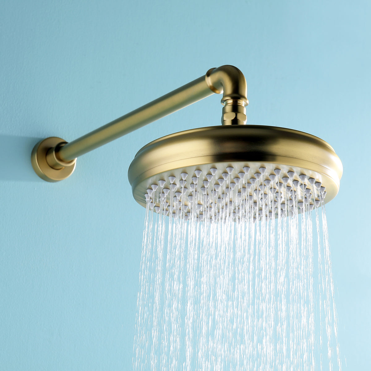 Vintage Rain Shower System with Tub Spout and Hand Shower