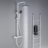 Wall Mount Shower Faucet Set with 5-Function Handheld Shower and Tub Spout RB1168