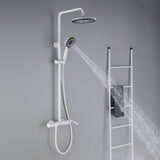 Wall Mount Shower Faucet Set with 5-Function Handheld Shower and Tub Spout RB1168