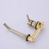 Vessel faucet single handle.