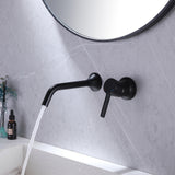 Bathroom faucet with rough-in valve.