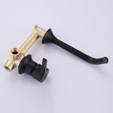 Vessel faucet single handle.