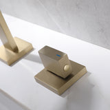 Contemporary Widespread Faucet with High Arch Spout