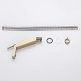 Designer Angled Spout Faucet with Flat Lever Handle