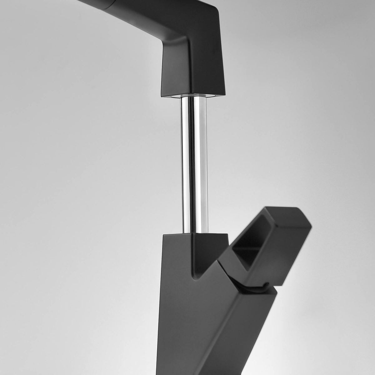 Liftable Bathroom Faucet with Pull-Out Sprayer for Dual Mode Function