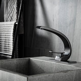 Deck Mount Basin Faucet Single Handle Bathroom Faucet