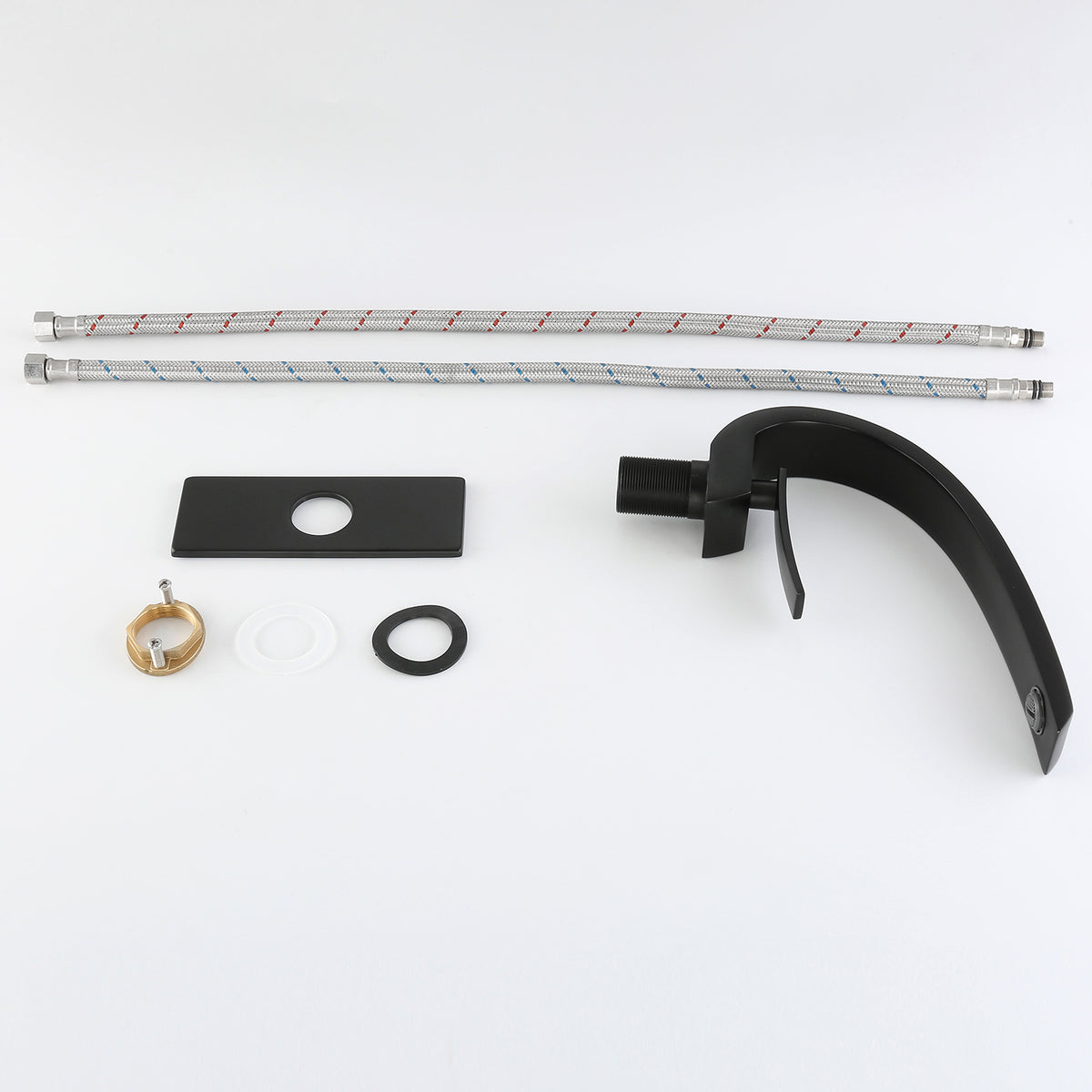 Arc Spout Single Lever Faucet for Deck-Mount Install